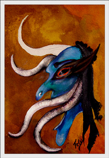 Sabbat - Encre - Hommage  Goya - Le sabbat des sorcires